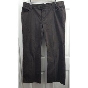 Chico’s Platinum Embellished Pockets Brown Val MS jeans size 3 (16) short